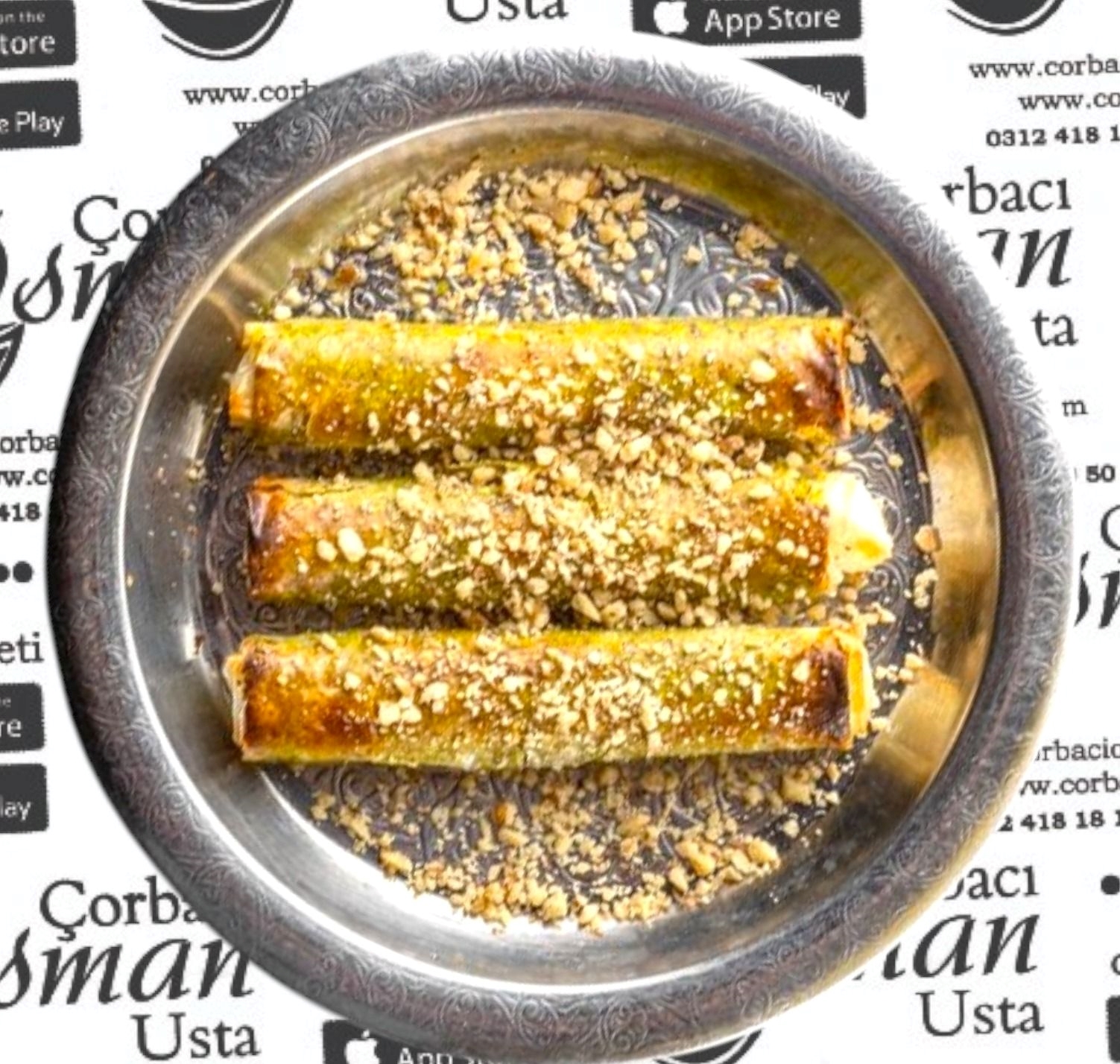 Stick Katmer with Clotted Cream