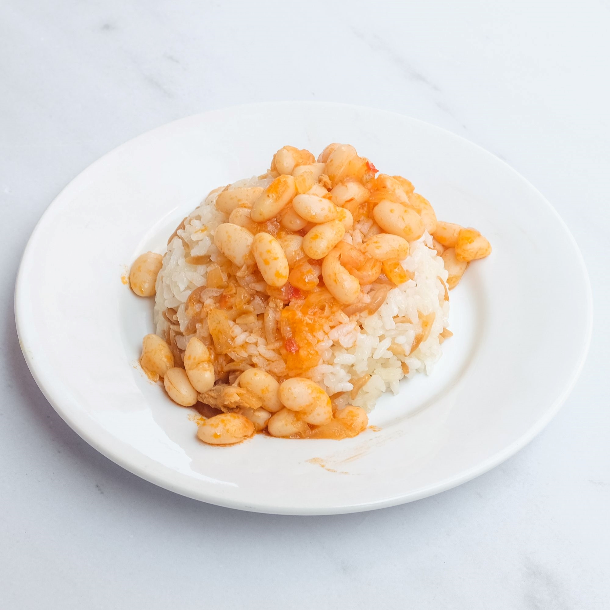 Rice with Stewed Beans