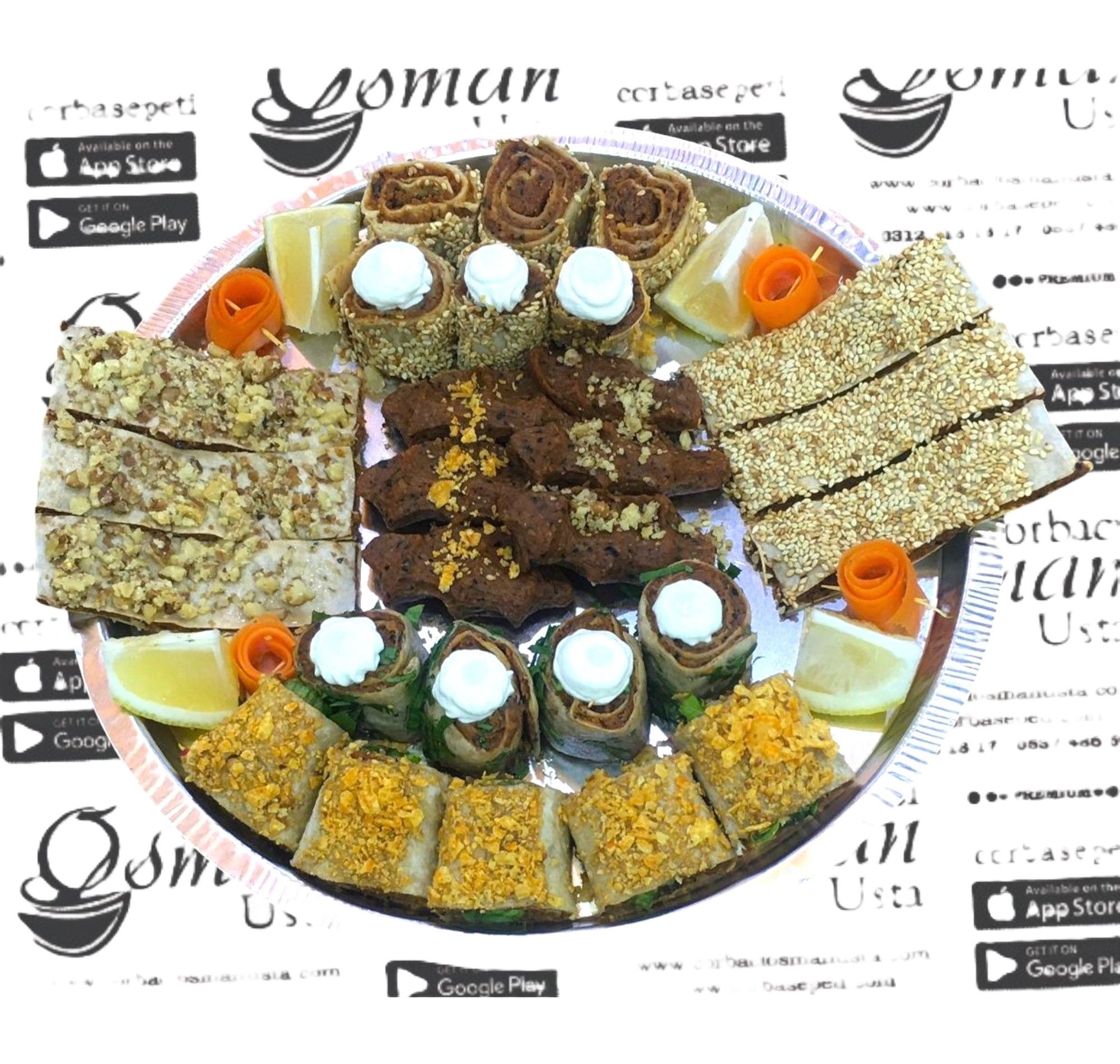Mixed Raw Meatball Sushi (Tray)