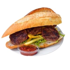 Meatballs in Bread (Half)