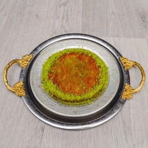 Hasir Kunefe with Pistachio and Clotted Cream