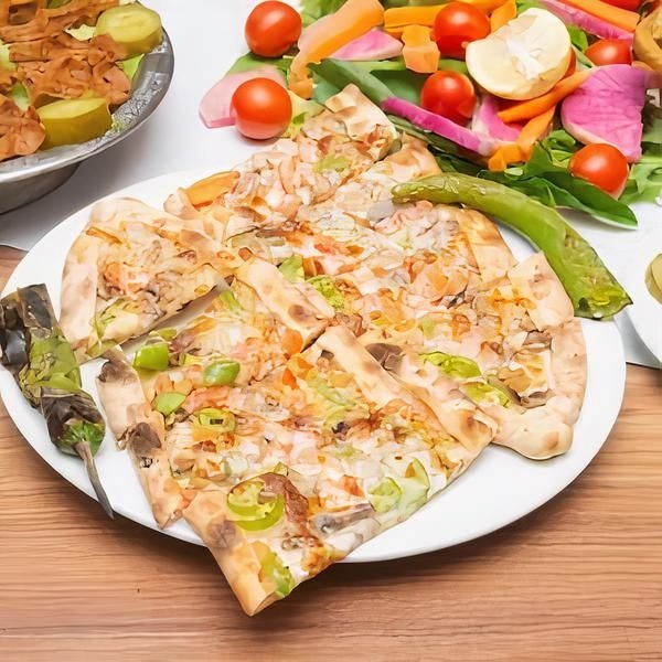 Kashar Pide with Mushrooms